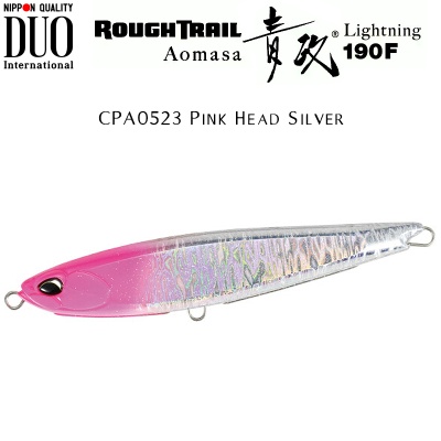 DUO Rough Trail Aomasa Lightning 190F | CPA0523 Pink Head Silver