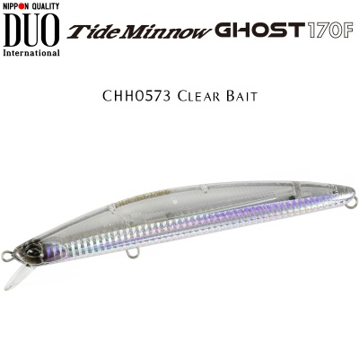 DUO Tide Minnow Ghost 170F | CHH0573 Clear Bait