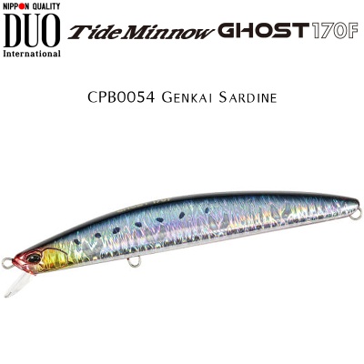 DUO Tide Minnow Ghost 170F | CPB0054 Genkai Sardine