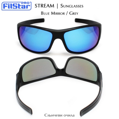 FilStar Stream Sunglasses | Blue Мirror / Grey