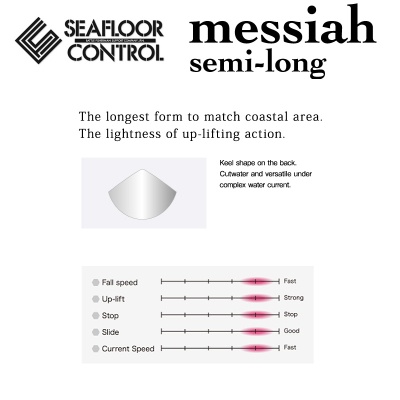 Seafloor Control MESSIAH Semi-long 210g | Слоу джиг