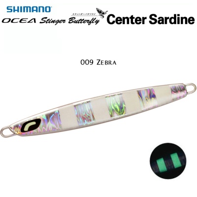 Shimano OCEA Center Sardine | 009 Zebra