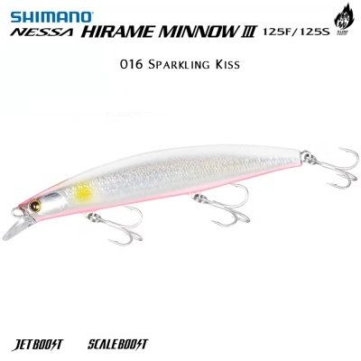 Shimano Nessa Hirame Minnow III 125S | OM-225M | 016 Sparkling Kiss