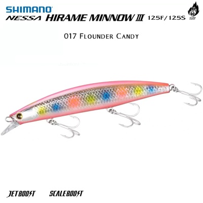 Shimano Nessa Hirame Minnow III 125S | OM-225M | 017 Flounder Candy