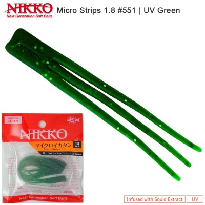 Nikko Micro Strips 1.8 | #551 | UV Green