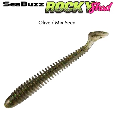SeaBuzz Rocky Shad | Olive / Mix Seed