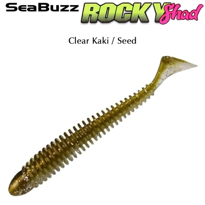 SeaBuzz Rocky Shad | Clear Kaki / Seed