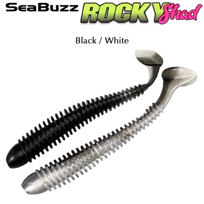 SeaBuzz Rocky Shad | Black / White