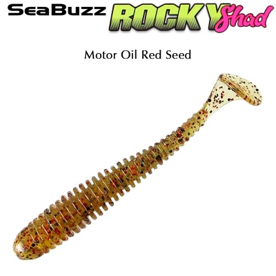 SeaBuzz Rocky Shad | Motor Oil Red Seed
