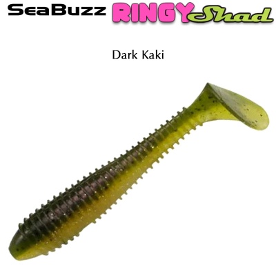 SeaBuzz Ringy Shad 6.5cm | Dark Kaki