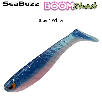 SeaBuzz Boom Shad 5cm | Blue / White