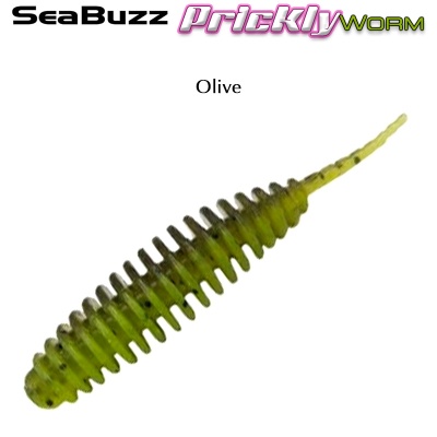 SeaBuzz Prickly Worm 3.8cm | Olive