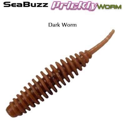 SeaBuzz Prickly Worm 3.8cm | Dark Worm