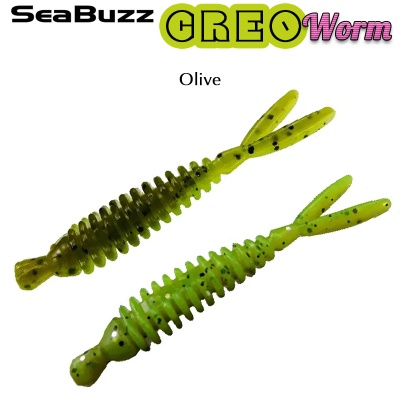 SeaBuzz Creo Worm 6.2cm | Olive