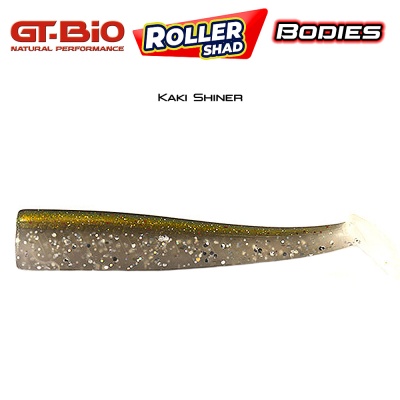 GT-Bio Roller Shad Bodies | Kaki Shiner