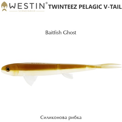 Westin Twinteez Pelagic V-Tail | Baitfish Ghost