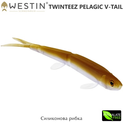 Westin Twinteez Pelagic V-Tail 20cm | Силиконова примамка