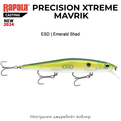 Rapala Precision Xtreme | PXR Mavrik 110 | ESD