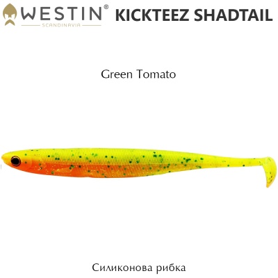 Westin KickTeez Shadtail | Green Tomato