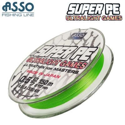 ASSO Super PE Ultralight Games 150m | Плетеная леска