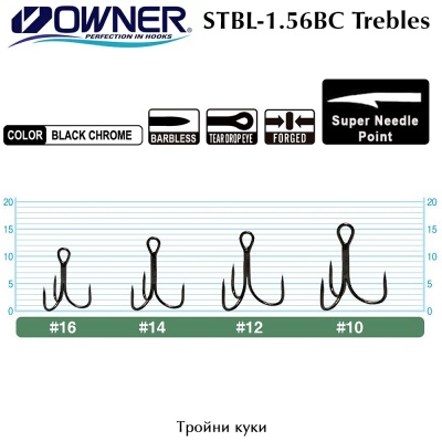 Owner STBL-1.56 BC | Тройные крючки