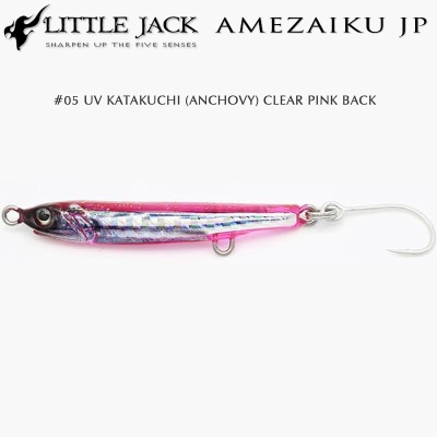 Little Jack AMEZAIKU JP #05 UV KATAKUCHI (ANCHOVY) CLEAR PINK BACK