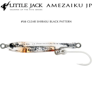 Little Jack AMEZAIKU JP #08 CLEAR SHIRASU BLACK PATTERN