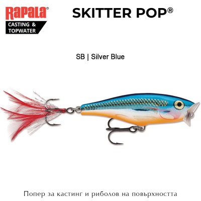 Rapala Skitter Pop Freshwater 9cm