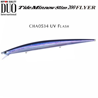 DUO Tide Minnow Slim 200 FLYER | CHA0534 UV Flash
