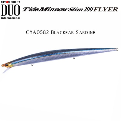 DUO Tide Minnow Slim 200 FLYER | CYA0582 Blackear Sardine
