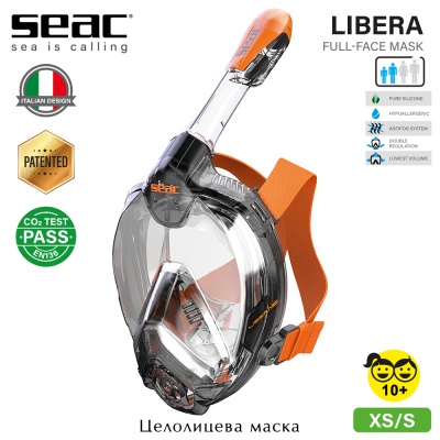 Seac Sub LIBERA | XS/S | Black / Orange