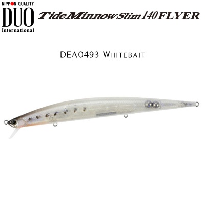 DUO Tide Minnow Slim 140 FLYER | DEA0493 Whitebait